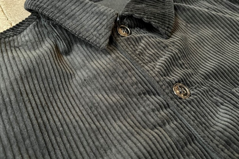 Arpenteur Corduroy ADN Jacket Black - Made in France | Jackets