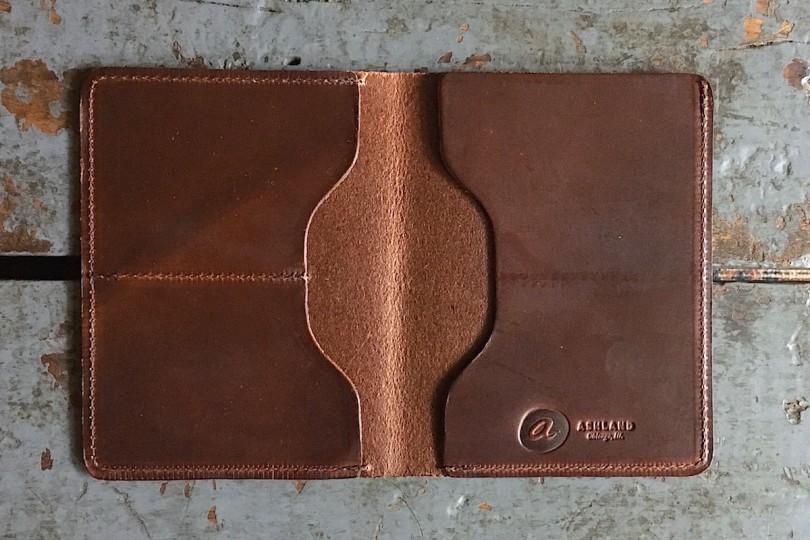 Ashland Leather Co. Herbie Traveller Brown Chromexcel Passport