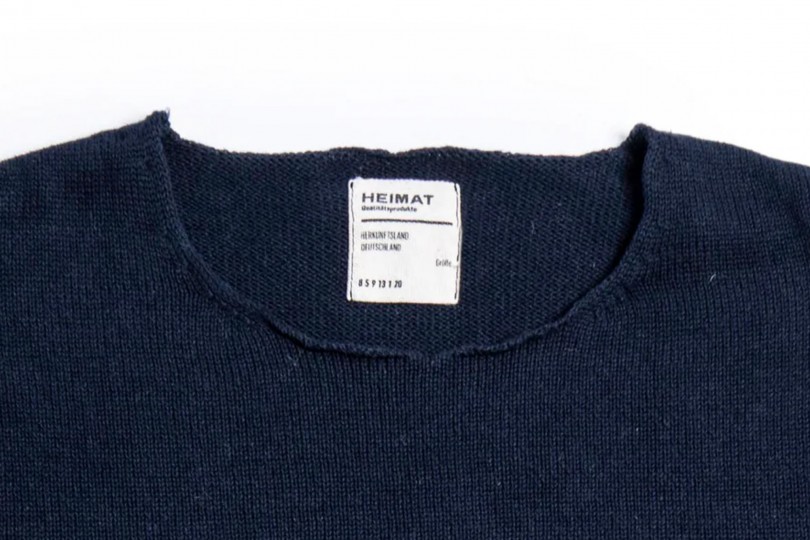 Heimat Cotton-Linen Harbour Sweater Ink