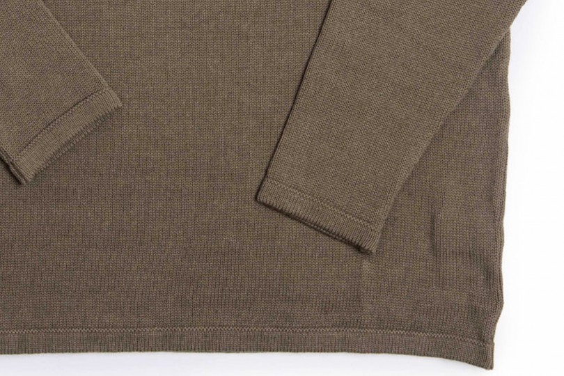 Heimat Cotton-Linen Harbour Sweater Military Green