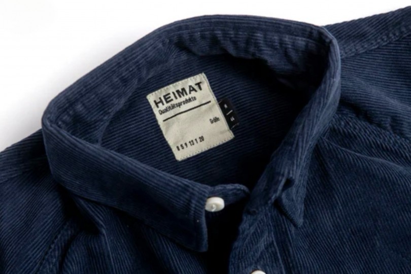 Heimat Work Shirt Ink Corduroy