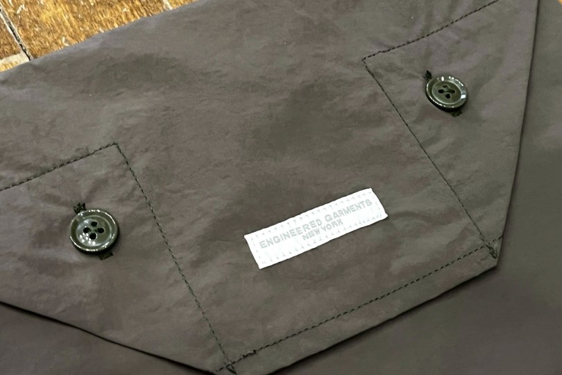 Engineered Garments Shoulder Pouch Olive Polyester Taslan