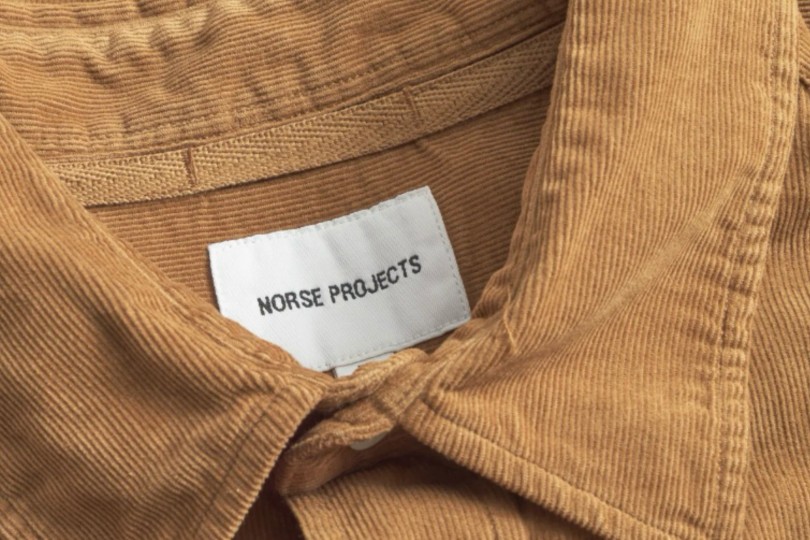 Norse Projects Algot Relaxed Micro Cord Shirt Duck