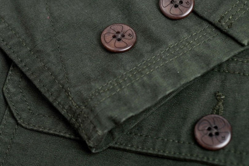Heimat Journey Coat Military Green Ripstop