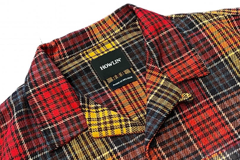 Howlin’ Cocktail Shirt Spaced Up Japanese Twill Check
