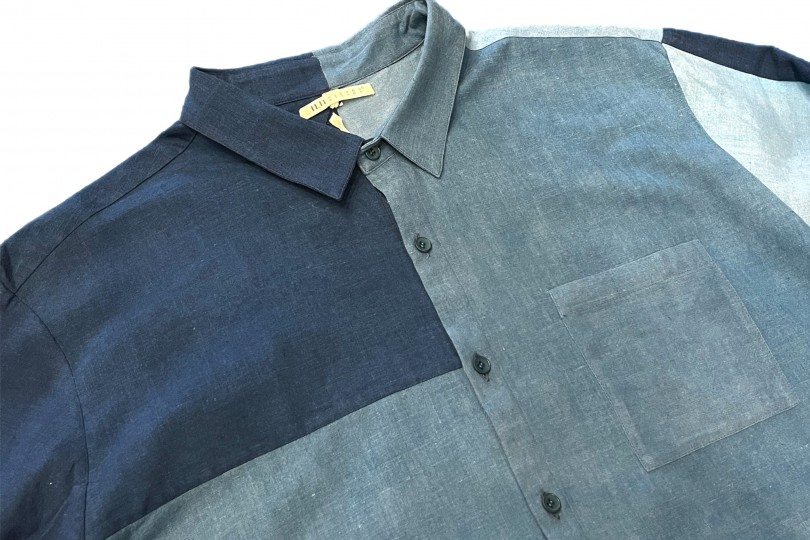 11.11 Lovers Shirt Shades of Indigo