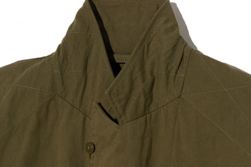 Engineered Garments Bedford Jacket Olive Cotton Sanded Cloth