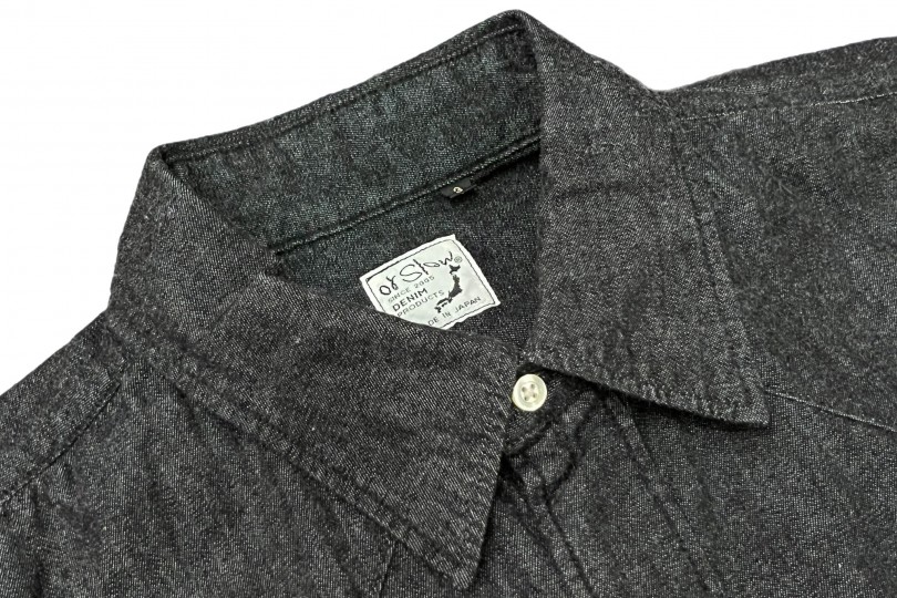 Orslow Denim Western Shirt Black Denim D61