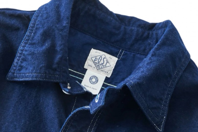 Post Overalls St. Louis Shirt Indigo Flannel