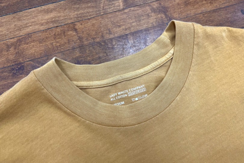 Lady White Co. Athens T-Shirt Mustard Pigment