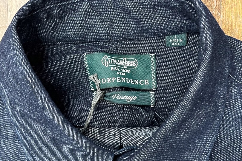 Gitman Bros. Vintage Independence Work Shirt Indigo Denim