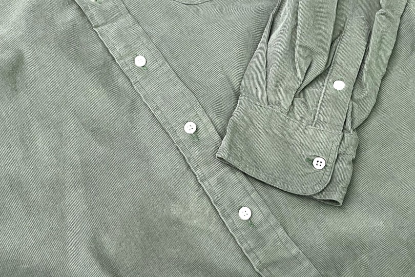 Gitman Bros. Vintage Long Sleeve Button Down Sage Thin Wale Corduroy