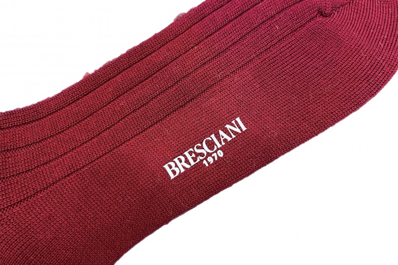 Bresciani Lupo Casual Socks Nebbiolo