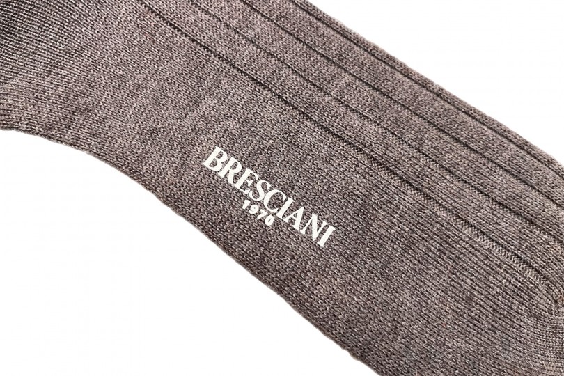 Bresciani Lupo Casual Socks Castoro