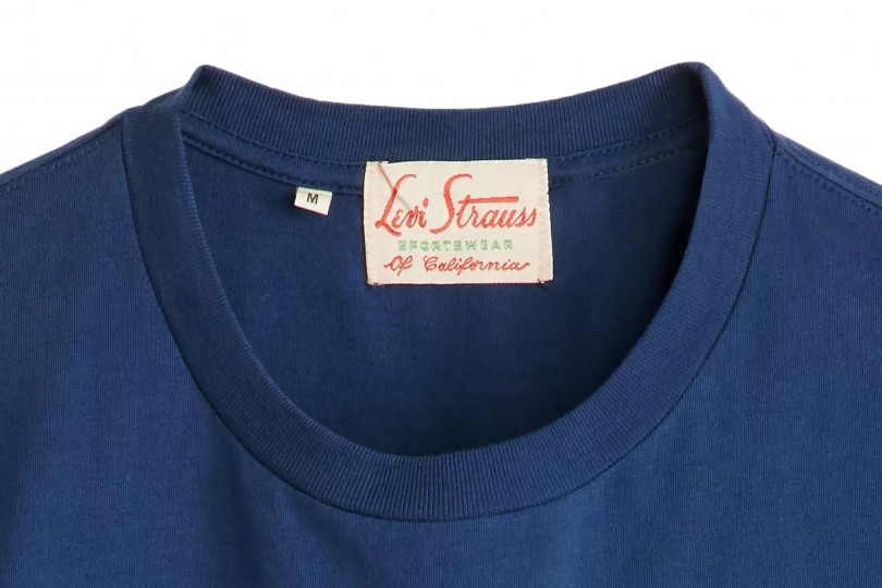 Levi's Vintage Clothing 1950s Sportswear T-Shirt Ocean Blue