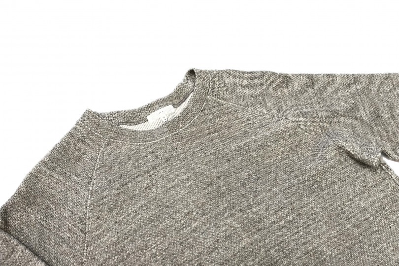 Lady White Co. Raglan Thermal Grey Melange