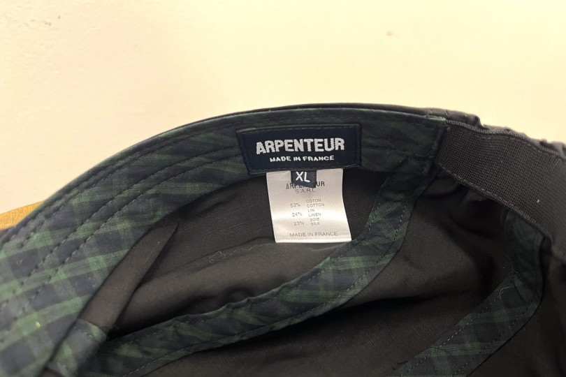 Arpenteur Marina Cap Black Taffeta