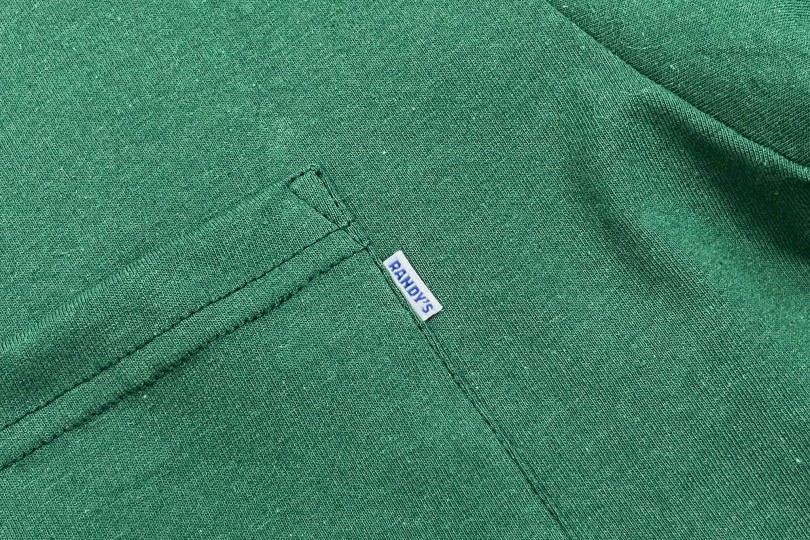Randy's Garments NY Tab Pocket Tee Dark Green 6oz 100% Cotton