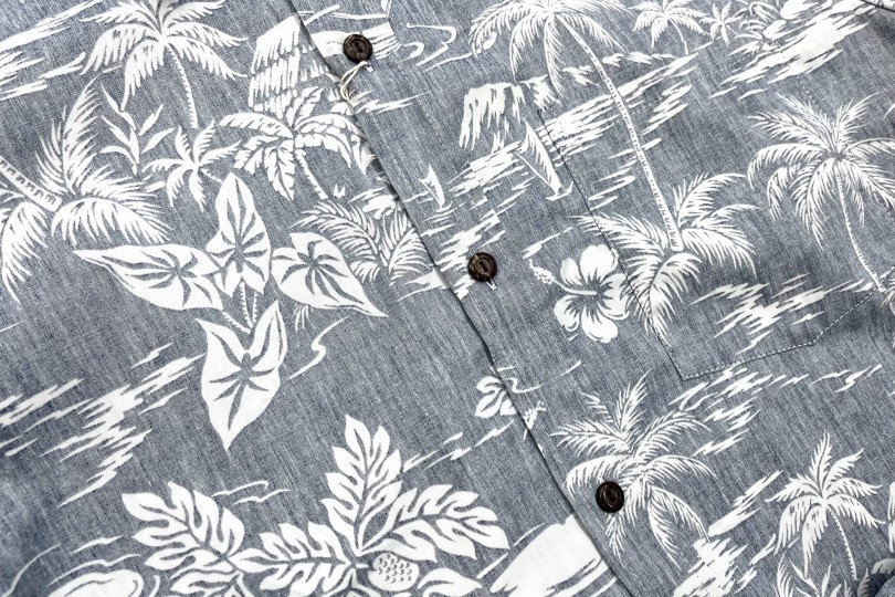 Two Palms Reverse Love Shack Shirt Navy