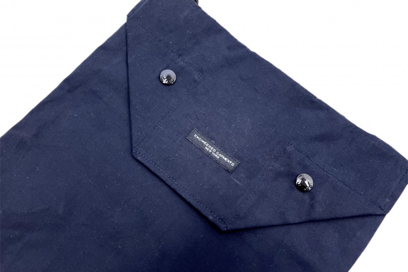 Engineered Garments Shoulder Pouch Dark Navy PC Coated Cloth