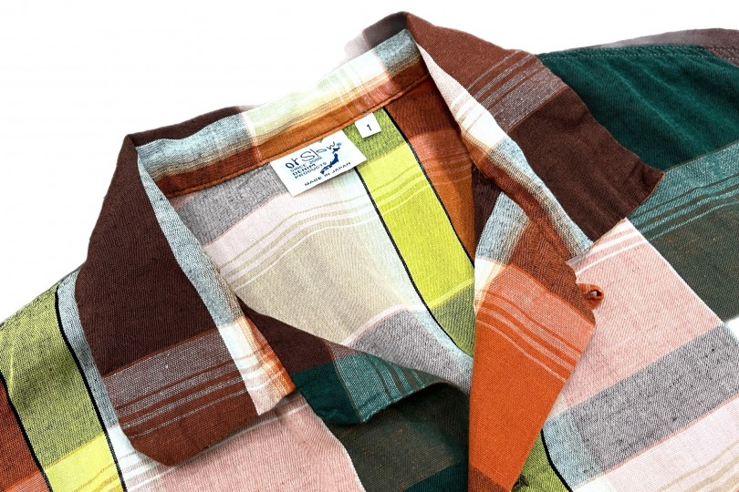 Orslow Short Sleeve Work Shirt Check