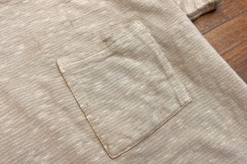 Kapital AMUSE Knit Pocket T Beige