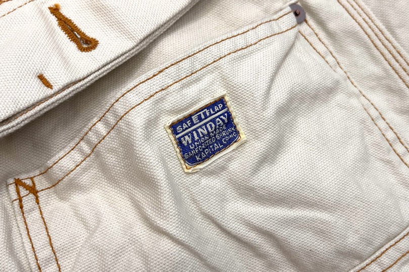 Kapital Light Canvas LUMBER Pants Ecru