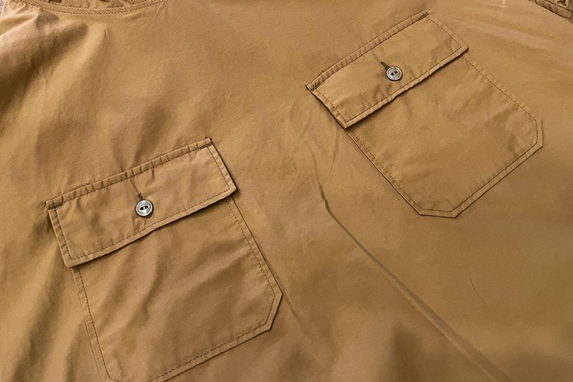 Engineered Garments Cagoule Shirt Brown Lt. Weight Nyco Cloth