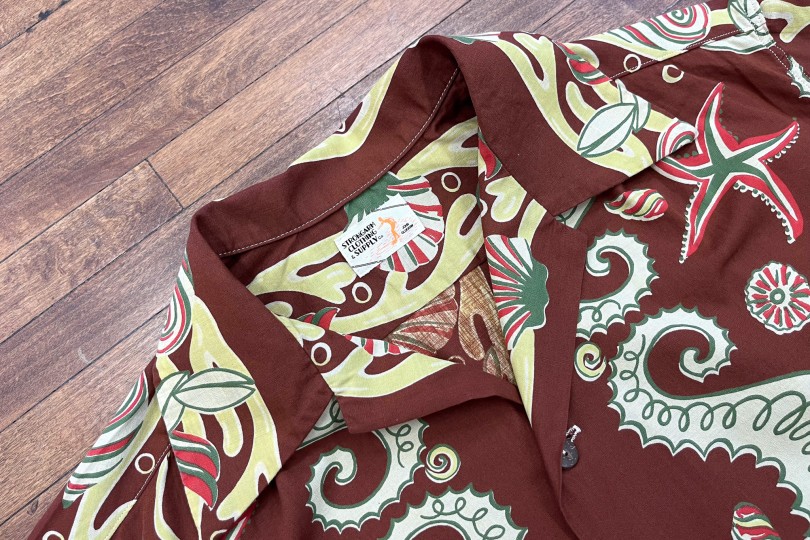 John Gluckow Seahorse Vs. Starfish Shirt Brown