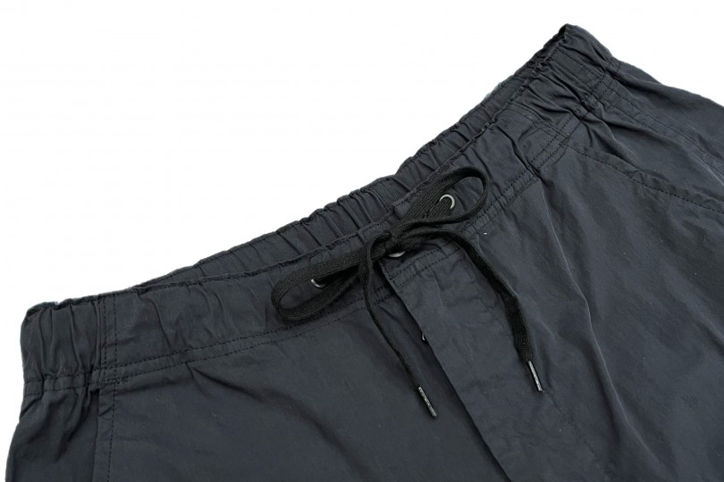 Orslow Wide Fit New Yorker Short Black Typewriter Cloth