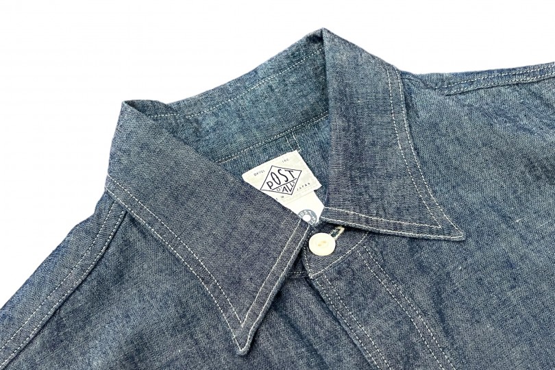 Post Overalls No. 6 Shirt S/S Classic Chambray