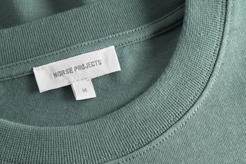 Norse Projects Standard Heavy Loose T-Shirt Aluminum Petrol