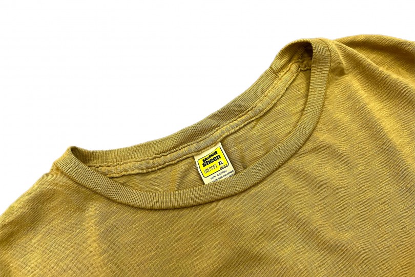 Velva Sheen Rolled T-Shirt Mustard