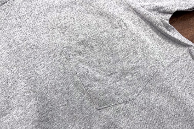 Velva Sheen Pocket T-Shirt Heather Grey