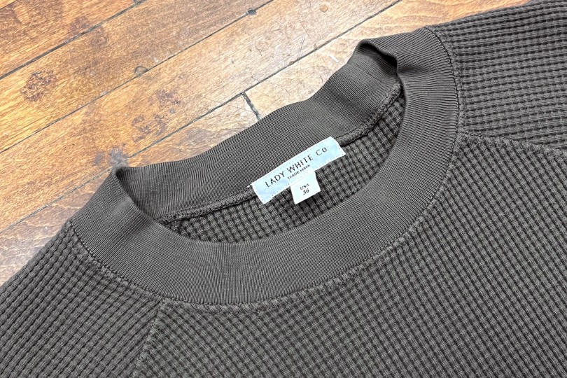 Lady White Co. Raglan Thermal Deep Cement