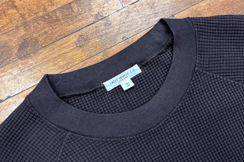 Lady White Co. Raglan Thermal Tire Black