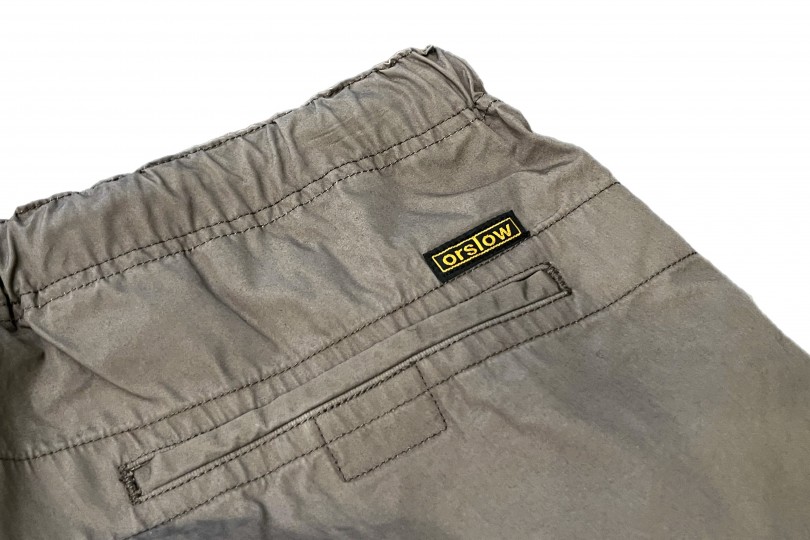 Orslow New Yorker Shorts Greige Typewriter Cloth