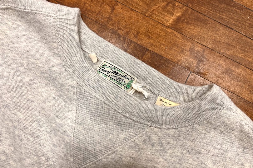 Levi's Vintage Clothing Bay Meadows Sweatshirt Oatmeal Melange