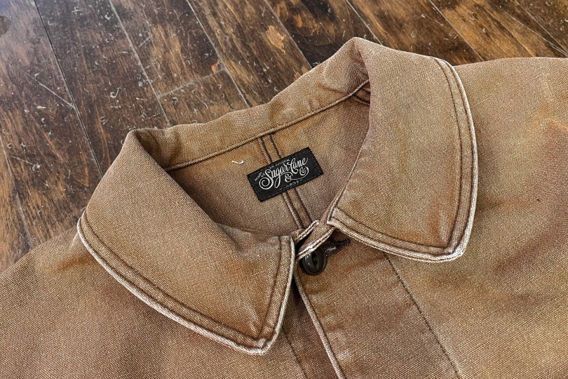 Sugar Cane French Work Jacket Brown Duck