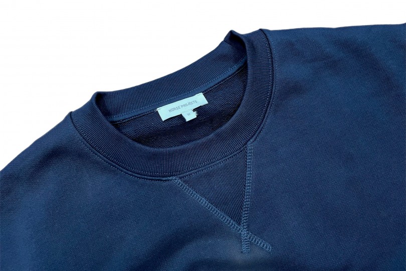 Norse Projects Norse Standard Sweatshirt Dark Navy