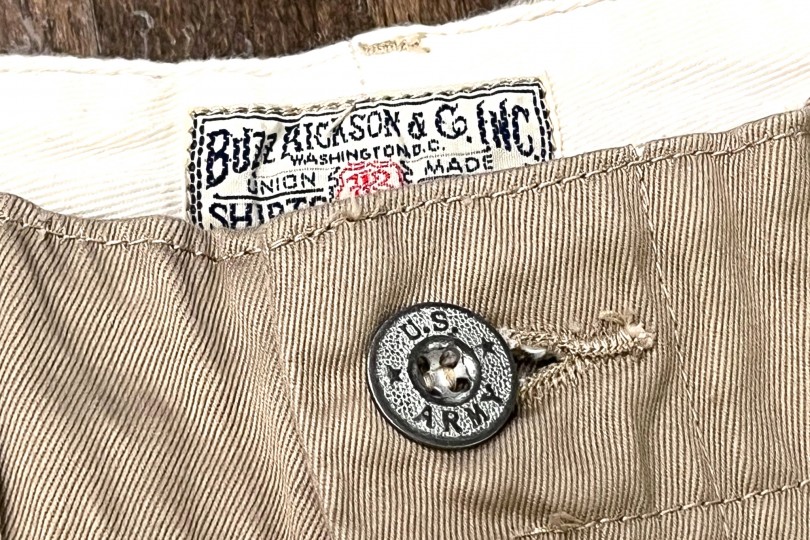 Buzz Rickson's 1945 Model Chino Shorts Beige