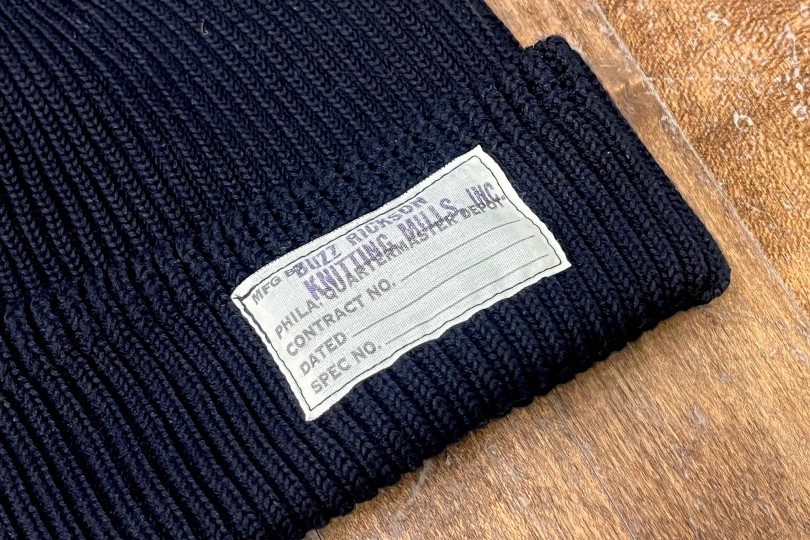 Buzz Rickson's Cotton Watch Cap Black