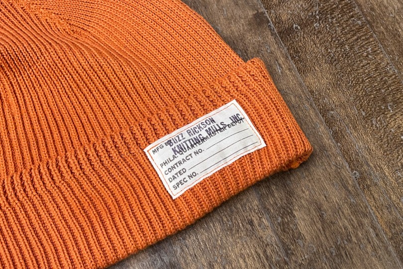 Buzz Rickson's Cotton Watch Cap Orange