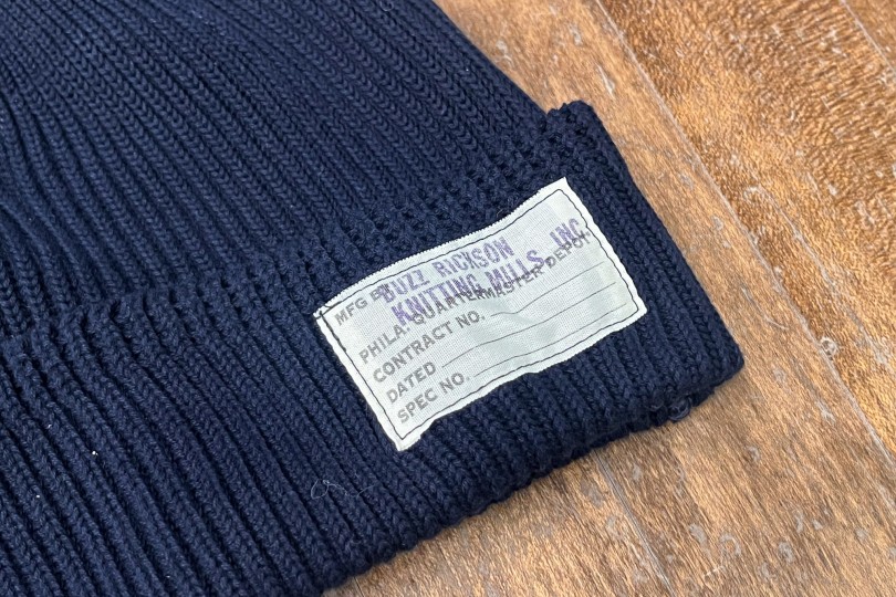Buzz Rickson's Cotton Watch Cap Navy