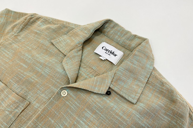Corridor Slub Delave Summer Shirt Seafoam