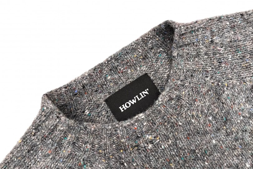 Howlin’ Terry Sweater Grey Mix