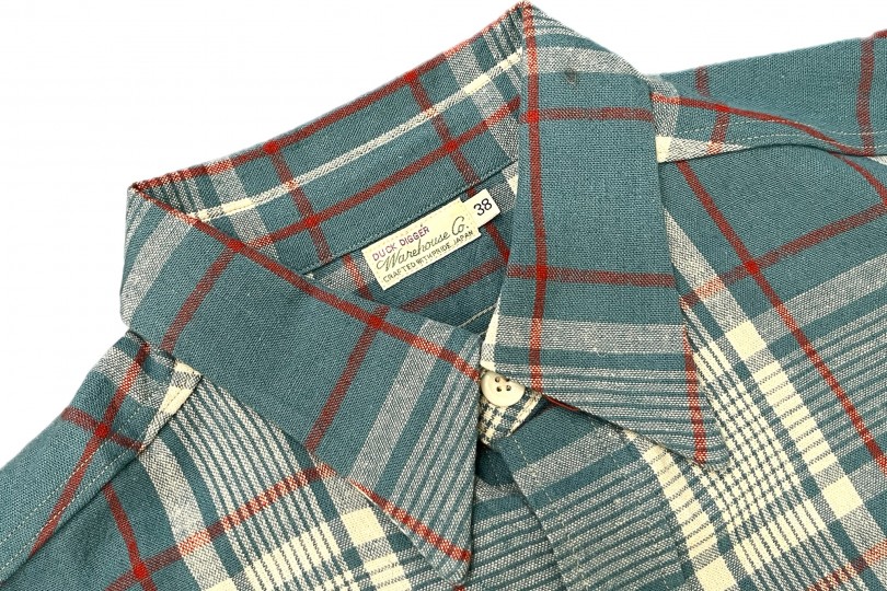 Warehouse & Co. Lot. 3055 Work Shirt Sax Check