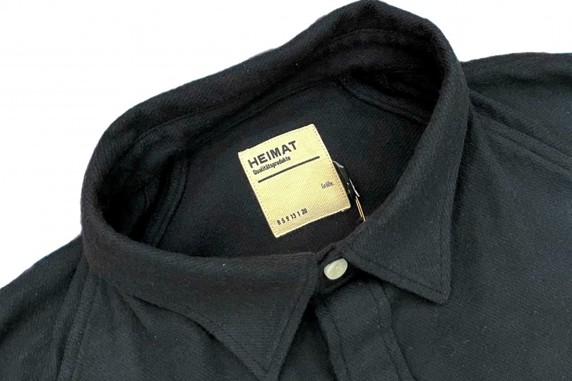 Heimat Work Shirt Black Alaska Flannel