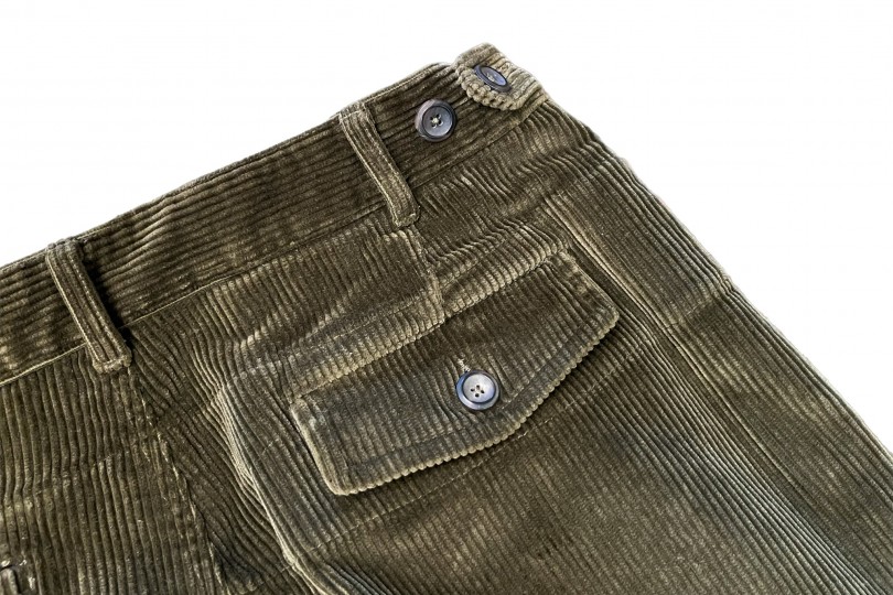 Drake's Games Trousers Olive Corduroy