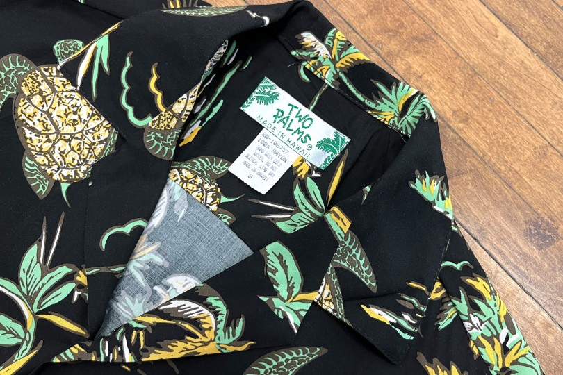 Two Palms Turtles Shirt Black